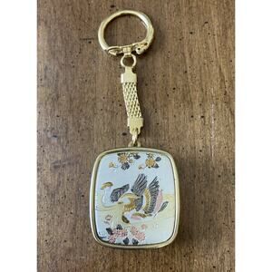 Vtg Sankyo Japanese Music Box Keychain Ducks Plays Swan Lake Made In Japan Works